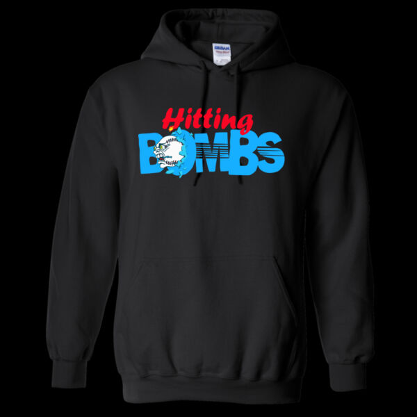 "Hitting Bombs" Heavy Blend™ Hooded Sweatshirt Thumbnail