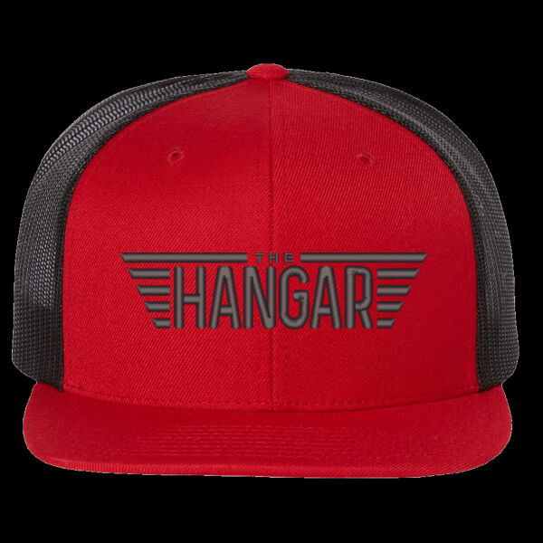 Wool Blend Flat Bill Trucker Cap Thumbnail