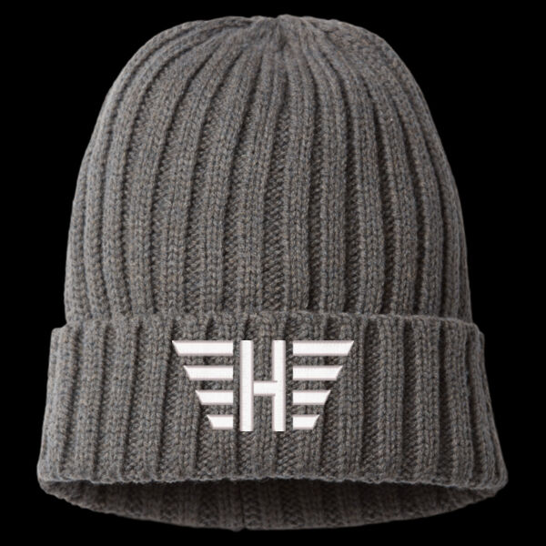 Cable Knit Cuffed Beanie Thumbnail