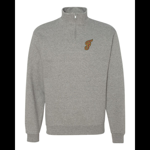 Nublend® Cadet Collar Quarter-Zip Sweatshirt Thumbnail