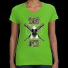 Women's V-Neck Fine Jersey Tee Thumbnail