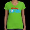 Women's V-Neck Fine Jersey Tee Thumbnail
