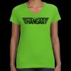 Women's V-Neck Fine Jersey Tee Thumbnail
