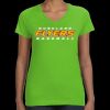 Women's V-Neck Fine Jersey Tee Thumbnail