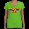 Women's V-Neck Fine Jersey Tee Thumbnail