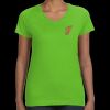 Women's V-Neck Fine Jersey Tee Thumbnail